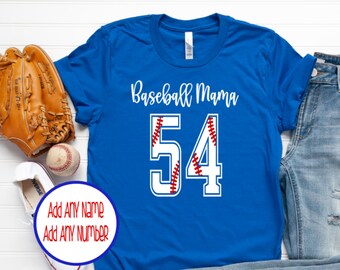 Baseball Mama Shirt, Baseball Mom Shirt, Baseball Shirt, Baseball Number Shirt