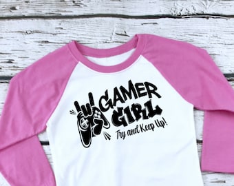 Gamer Girl, Video Game Shirt, Girls Video Game Shirt, Girls Gamer Shirt, Gamer Girl Shirt, Gamer Girl TShirt, Gamer Girl Gift