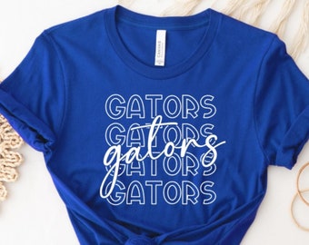 Gator Shirt, Gators Mascot Shirt, Gators Football Shirt, Gator Shirt, College Football, School Mascot, Gator Basketball, Gator Baseball