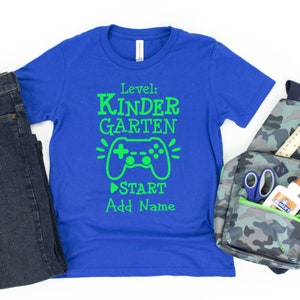 Kids Back to School, Boys Kindergarten Shirt, Kindergarten Shirt, Boys Kindergarten, First Day of Kindergarten, Boys First Day School Shirt