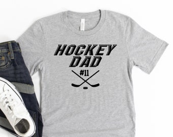 Hockey Dad, Hockey Dad Shirt, Hockey Dad Apparel, Hockey Shirts for Dad, Custom Hockey Dad Shirt, Hockey Dad Gift, Custom Hockey Dad Shirt