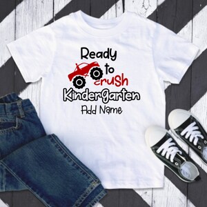 Kindergarten Shirt Boy, First Day of Kindergarten Shirt, Boys First Day Kindergarten Shirt, Boys Back to School Shirt, Boys School Shirt,