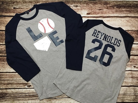 etsy baseball shirts