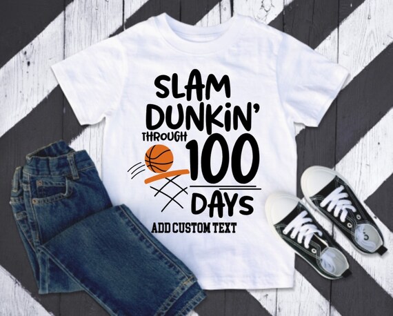 Basketball 100th Day Shirt, Basketball 100 Days Shirt, 100th Day of School Basketball Shirt, Boys 100th Day of School, 100 Days of School