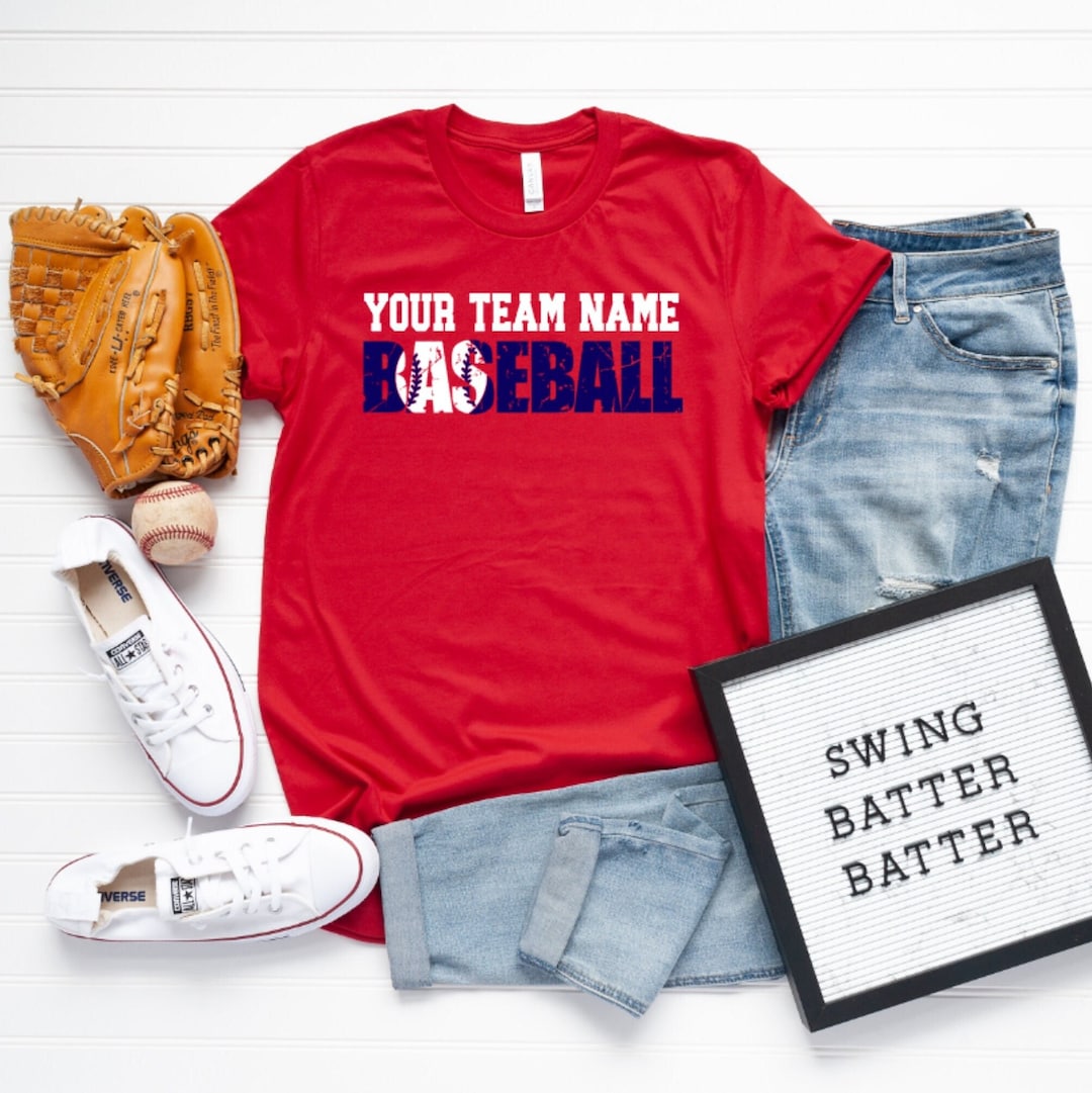 Personalized Baseball Shirt, Baseball Team Shirt, Custom Baseball Shirt