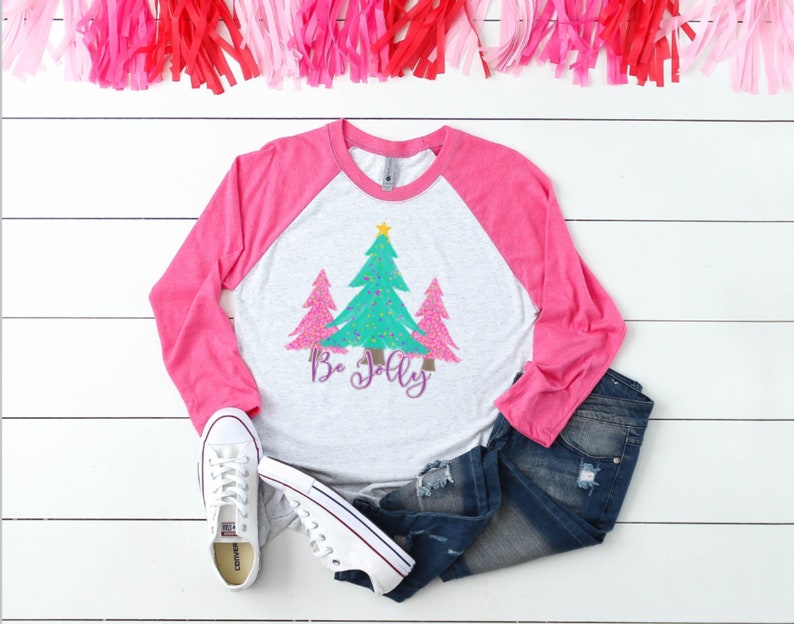 Pink Christmas Shirt Christmas Shirt Pink Christmas TShirt Etsy