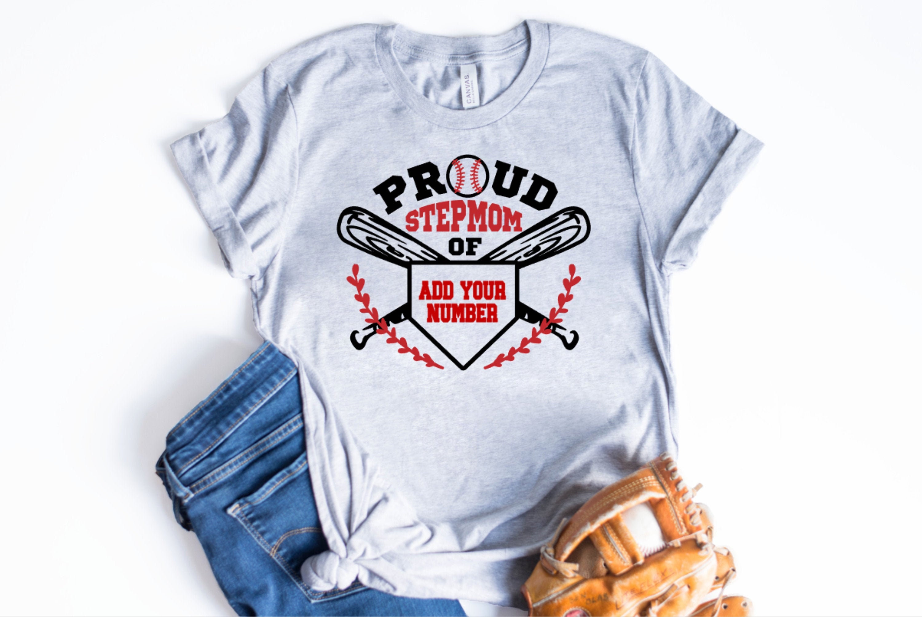 Proud Baseball Stepmom Shirt Proud Baseball Stepmom Shirt