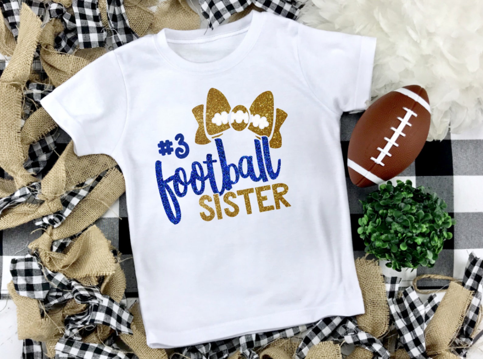 Football Sister Shirt Football Kids Shirt Football Sister Etsy