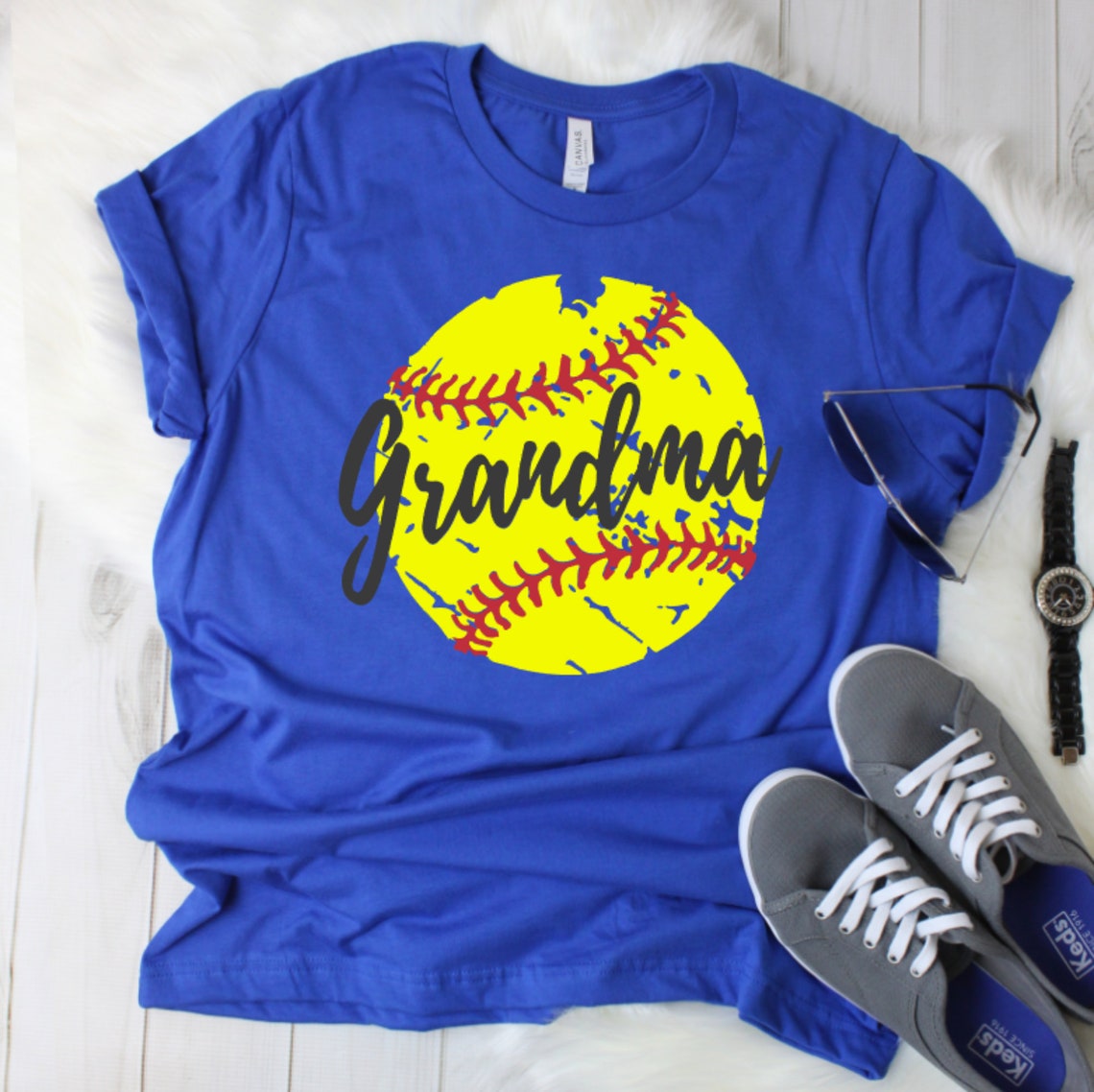 Softball Grandma Shirt Softball Number Shirt Softball for Etsy