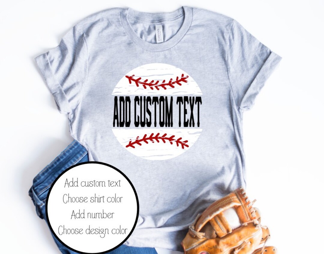 Custom Baseball Custom Baseball Shirt Unisex Baseball Shirt Etsy
