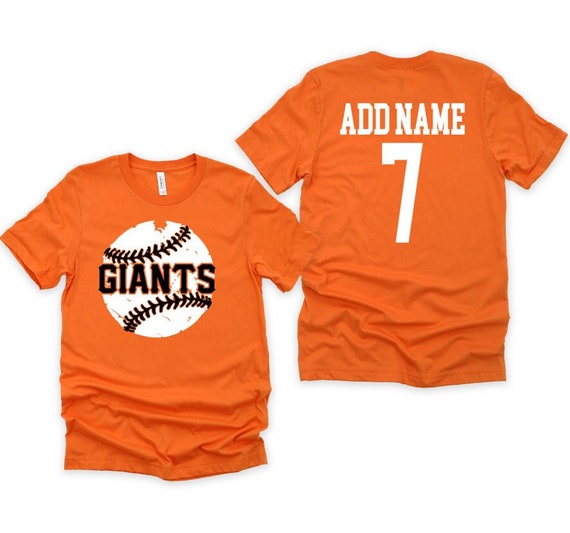 Giants Custom Baseball Shirt 