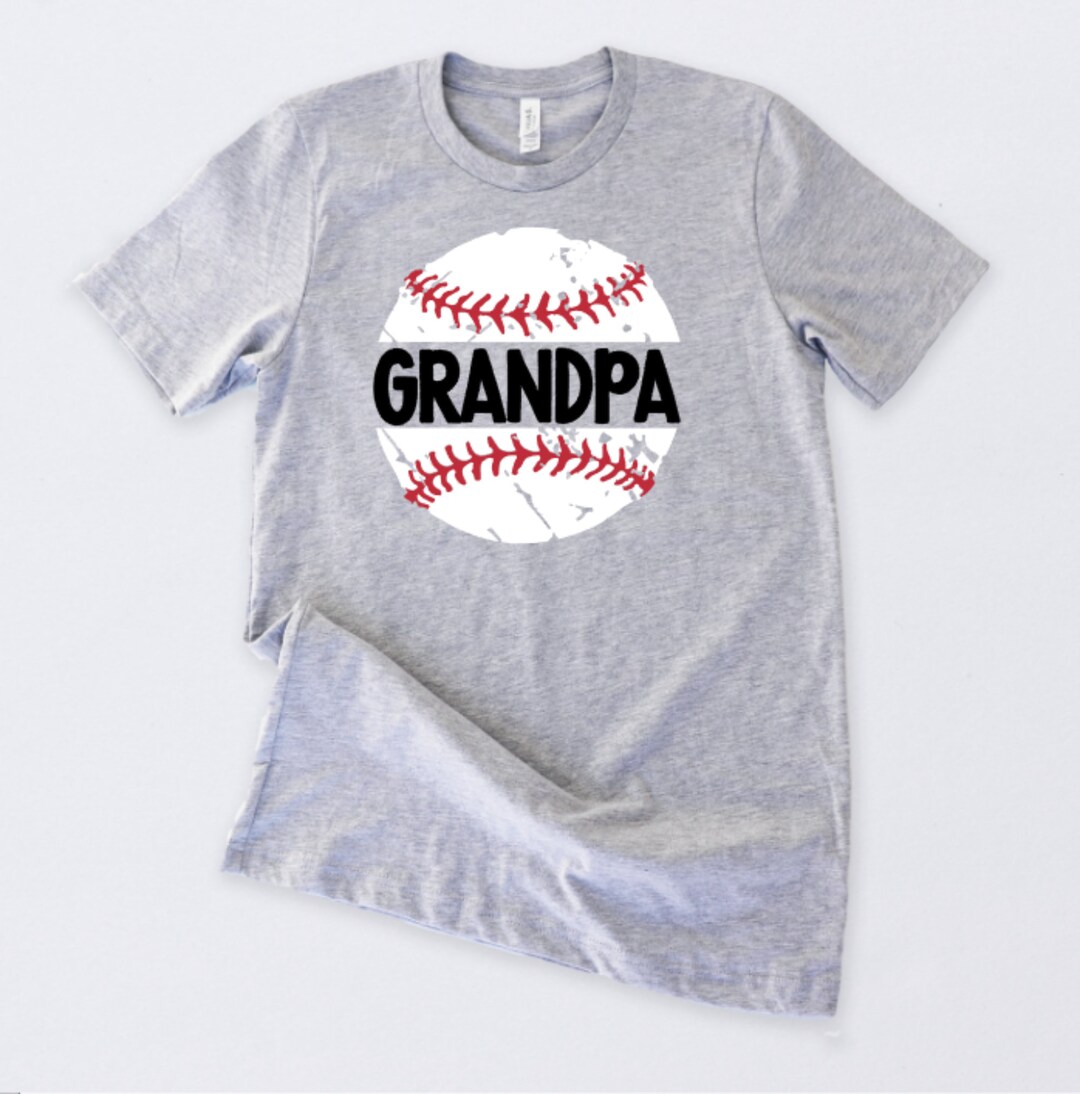 Baseball Grandpa Shirt, Baseball Number Shirt, Baseball for