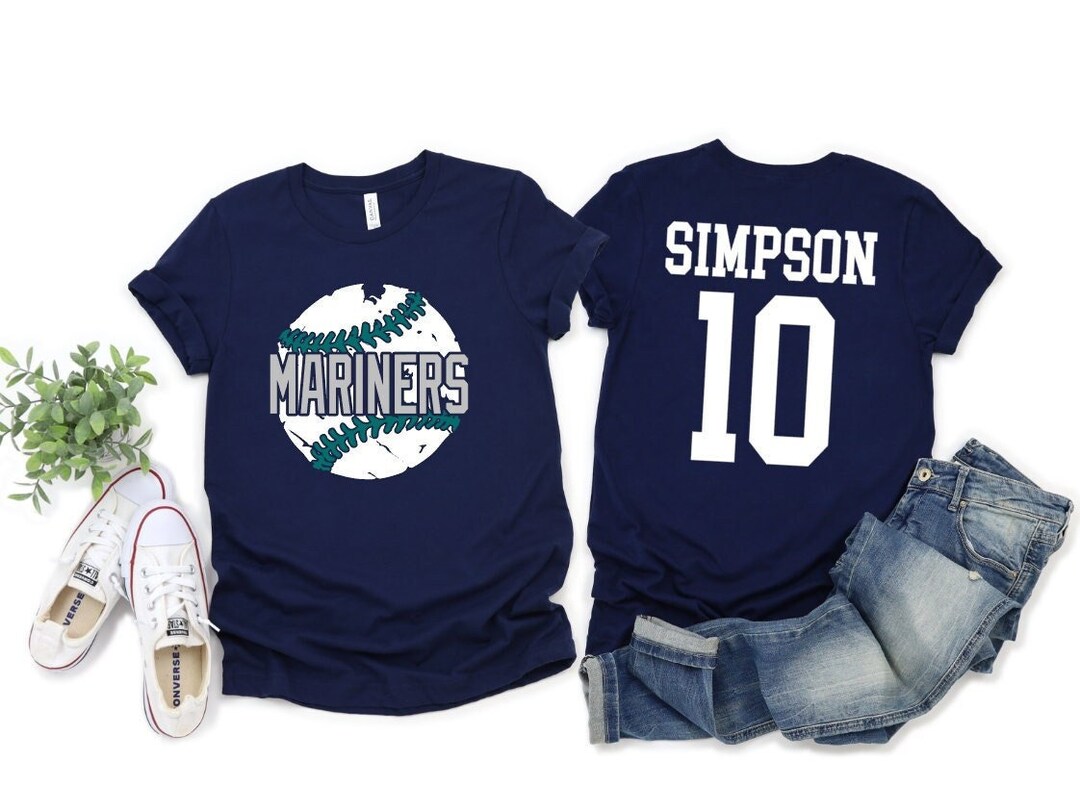 Mariners Custom Baseball Shirt 