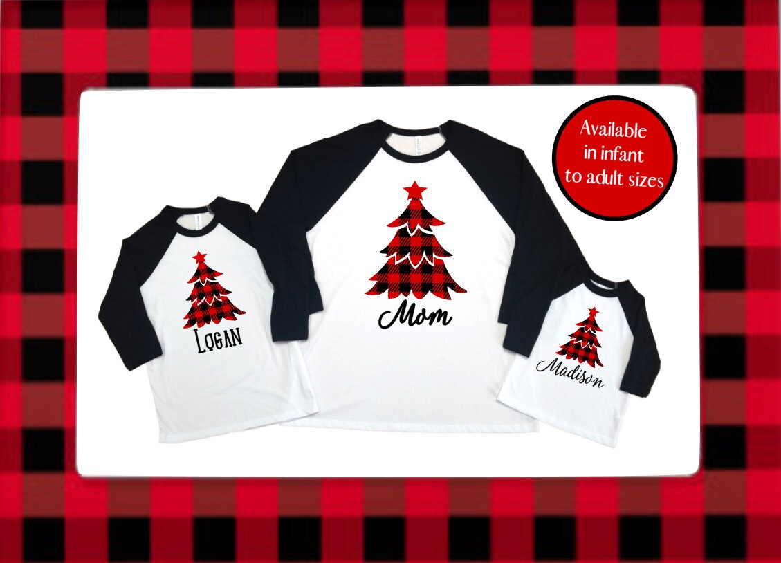 Family Buffalo Plaid Family Christmas 