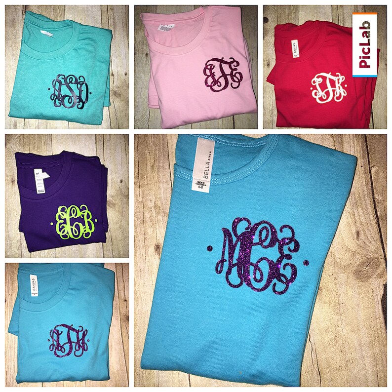 Monogram Shirt Monogram Shirts for Women Personalized Etsy