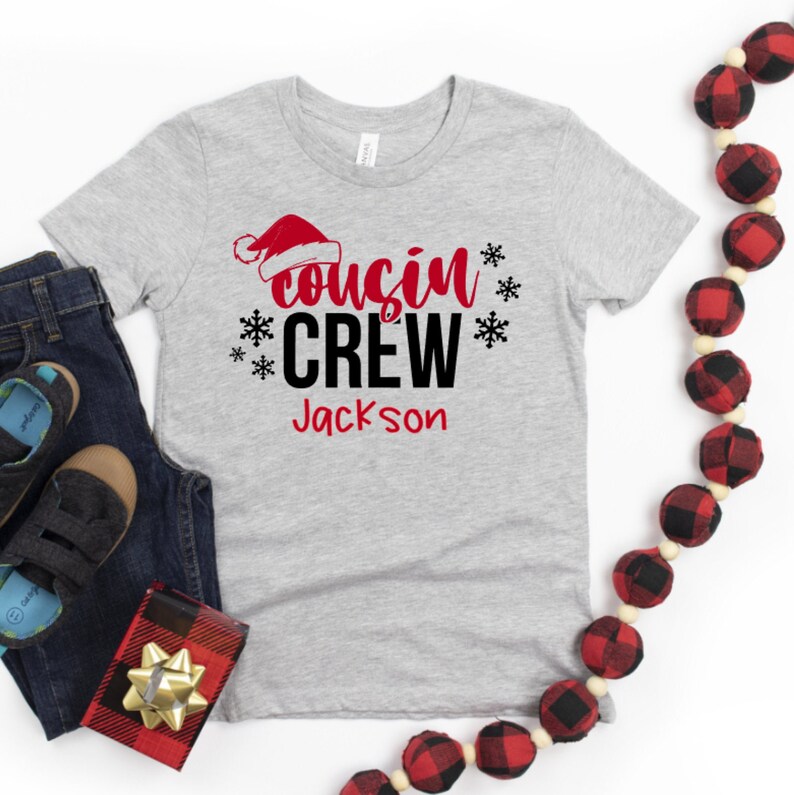 Cousin Crew Christmas Cousin Crew Family Christmas Shirt | Etsy