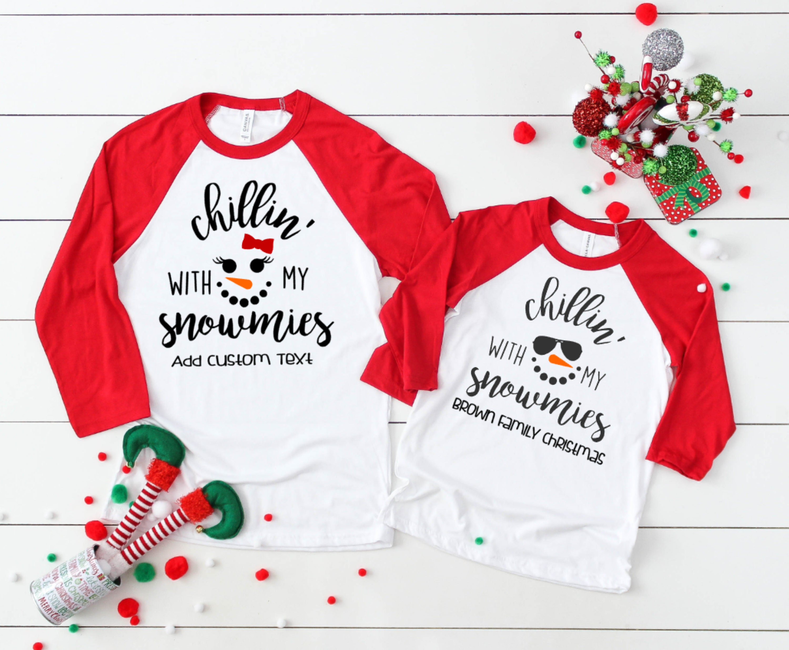 T-Shirt Bébé Gymboree 'Snow Chillin' à Double Manches - Taille 3-6 Mois (Neuf Avec Étiquette)