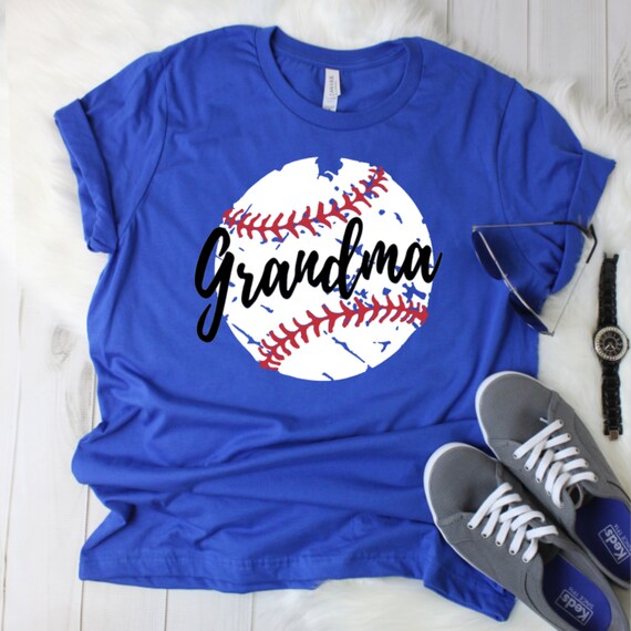 baseball grandma shirt