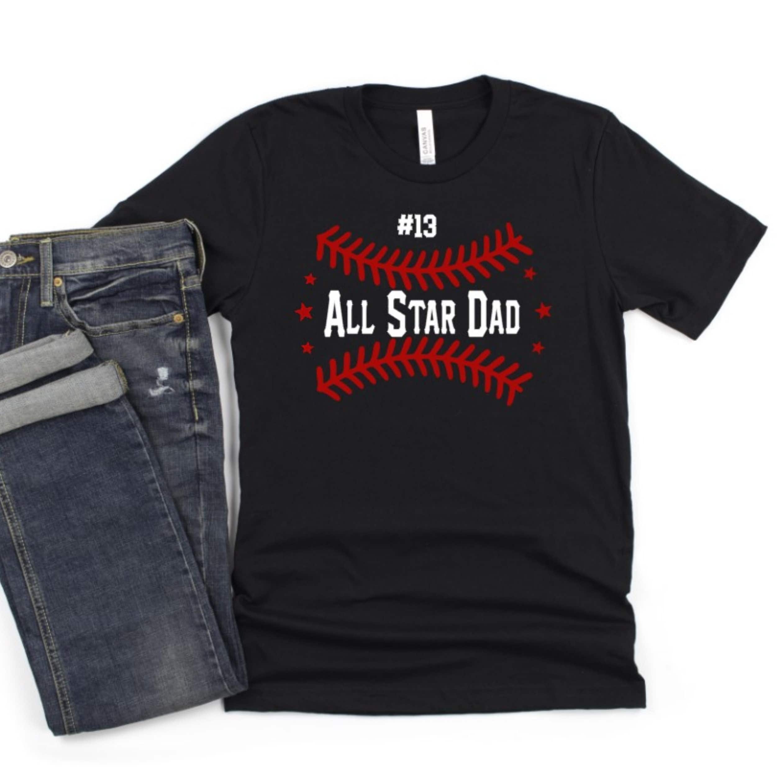 All Star Baseball Mom T-Shirt : Sports & Outdoors
