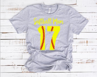Personalzed Softball Mom Shrt Womens Softball Lover Tee - Etsy