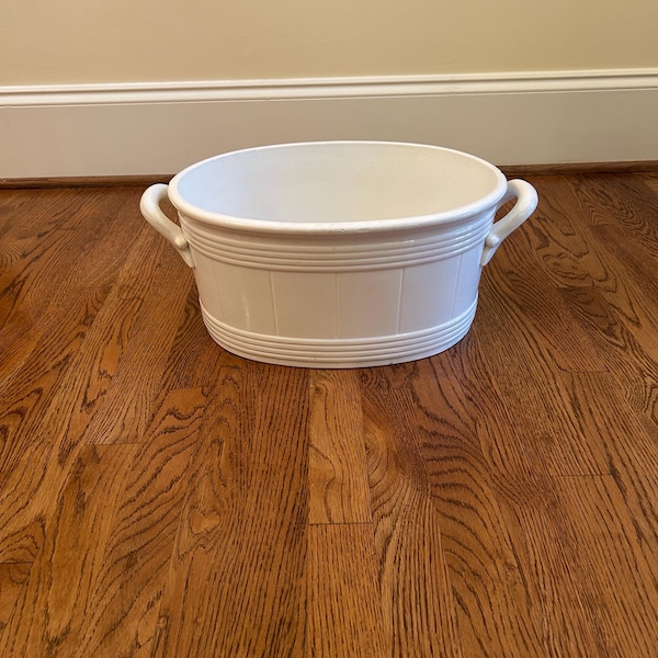 Antique Ironstone Footbath France