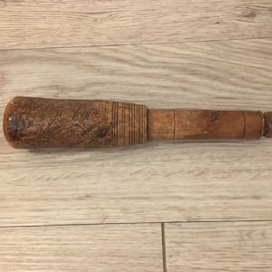 Antique Wood French Pestle