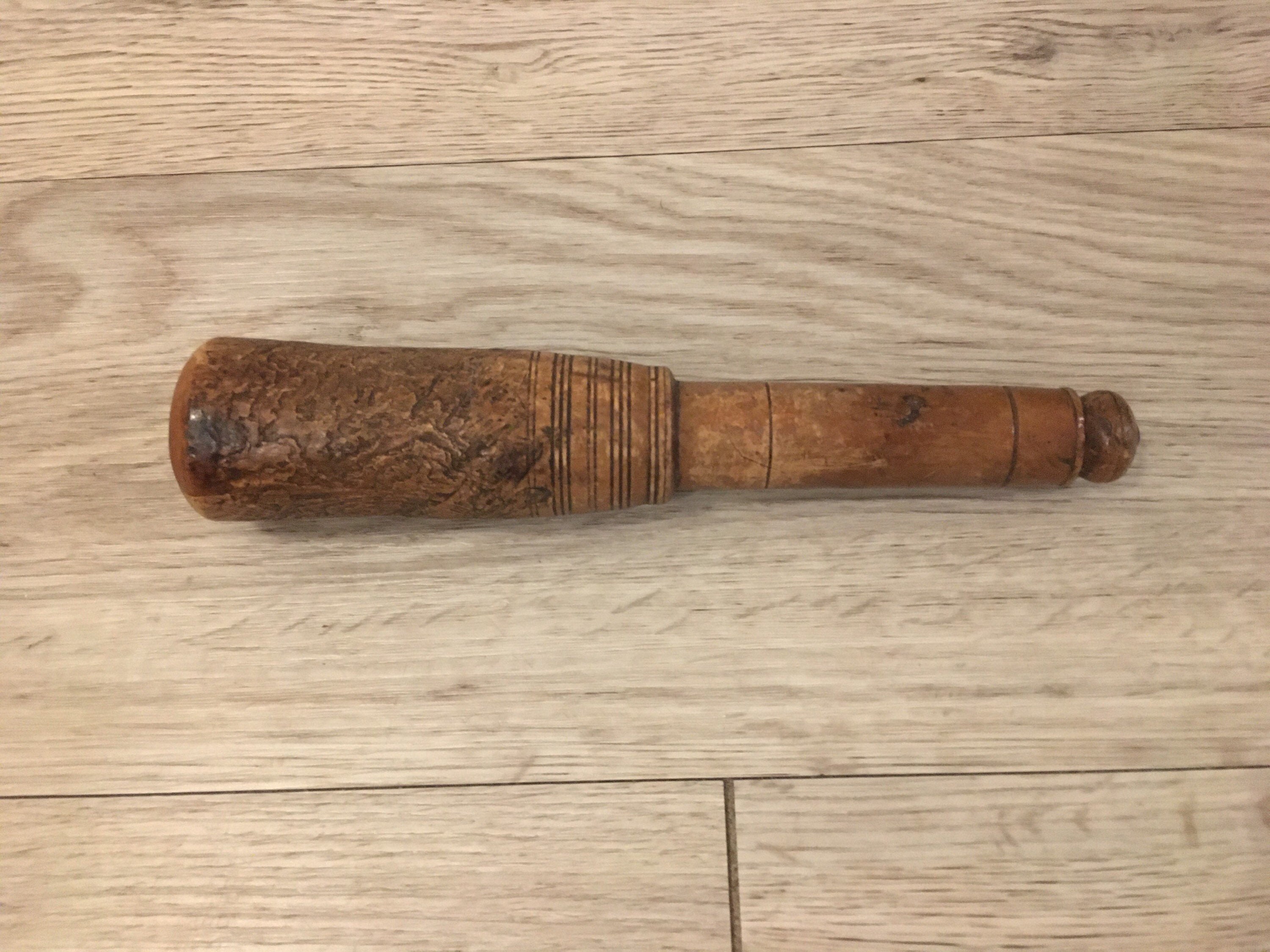Antique Wood French Pestle