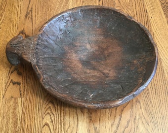 Vintage Wooden Bowl