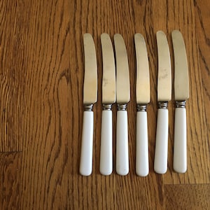 Vintage David Mappin Sheffield Set Stainless Steel Knives Cutlery
