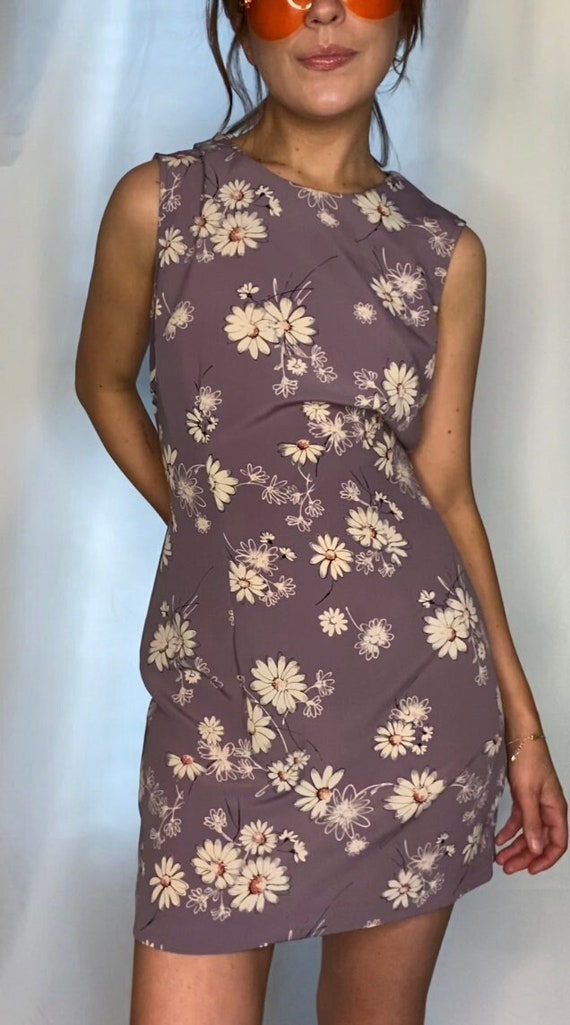 90s Floral Rampage Clothing Mini Dress