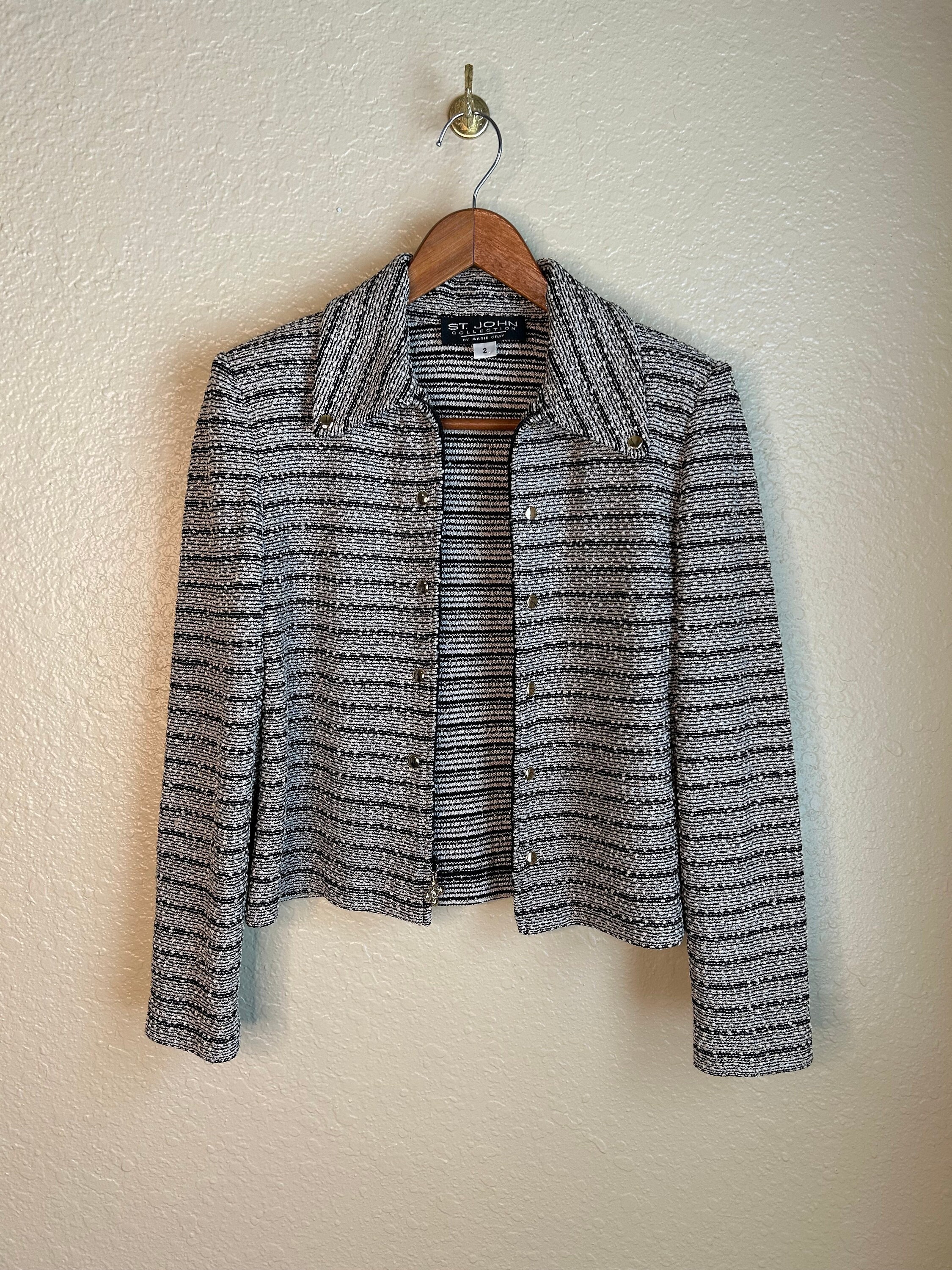 St john collection deals by marie gray blazer