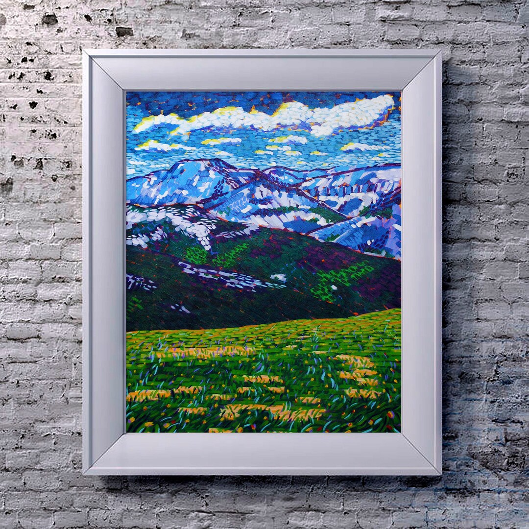 Colorado Mountains Art Print | Fine Art Giclee | San Juan Wilderness ...