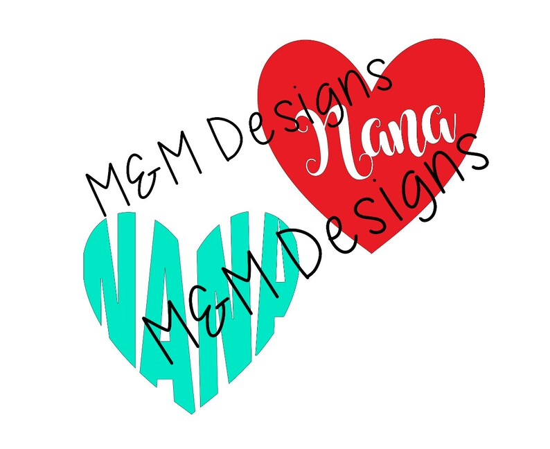 Download Home Hobby Mothers Day Svg Grandmother Svg Nana Heart Svg Cuttable Files Heart Svg Nana Svg Files For Silhouette Studiocricut Design Space Craft Supplies Tools