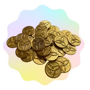 Monedas de metal para máquina de chicles/accesorios de juego periféricos de 20 mm