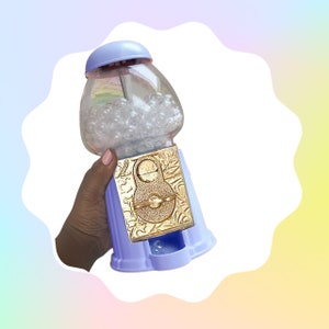 Periwinkle Gumball machine, gumball machine, bubblegum, Gumball machine, bubblegum machine, Functional Metal machine takes coins up to 22mm