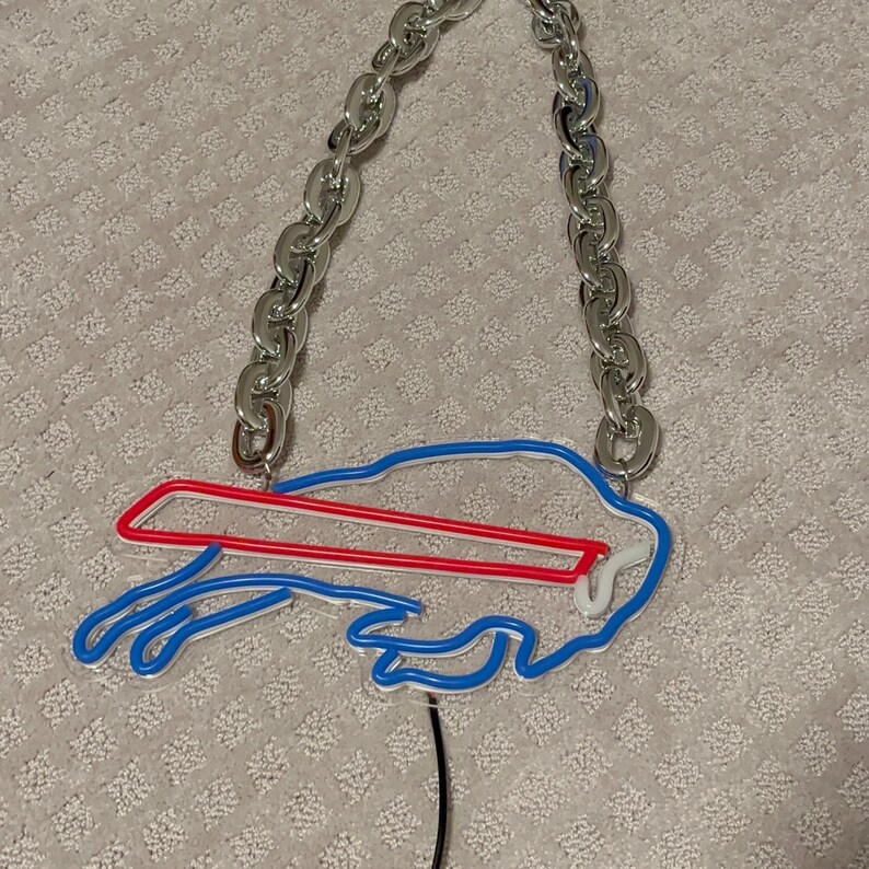 Buffalo Bills Turnover Chain Neon Game Day Team Fan Chain Necklace Etsy