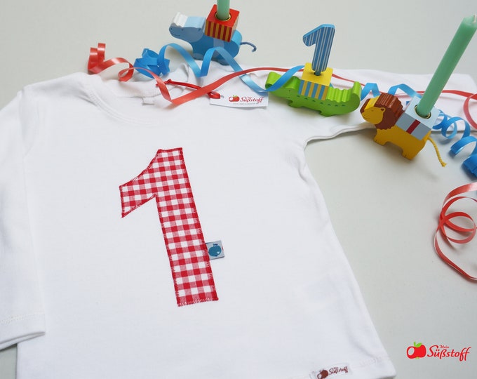 Birthday T-shirt 1-2-3-4-5-6-7-8-9... Birthday Shirt Girls, Number Shirt Boys, Number & Name, T-Shirt Name, Birthday Number, Application