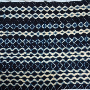 Authentic African Indigo Cloth, 62 X 42