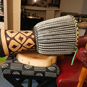 Full Size Authentic Djembe Drum from Senegal 24” tall 12&quot; diameter head