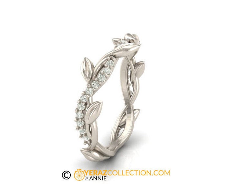 Matching Band for Leaf Engagement Ring Matching Band 14K Etsy UK