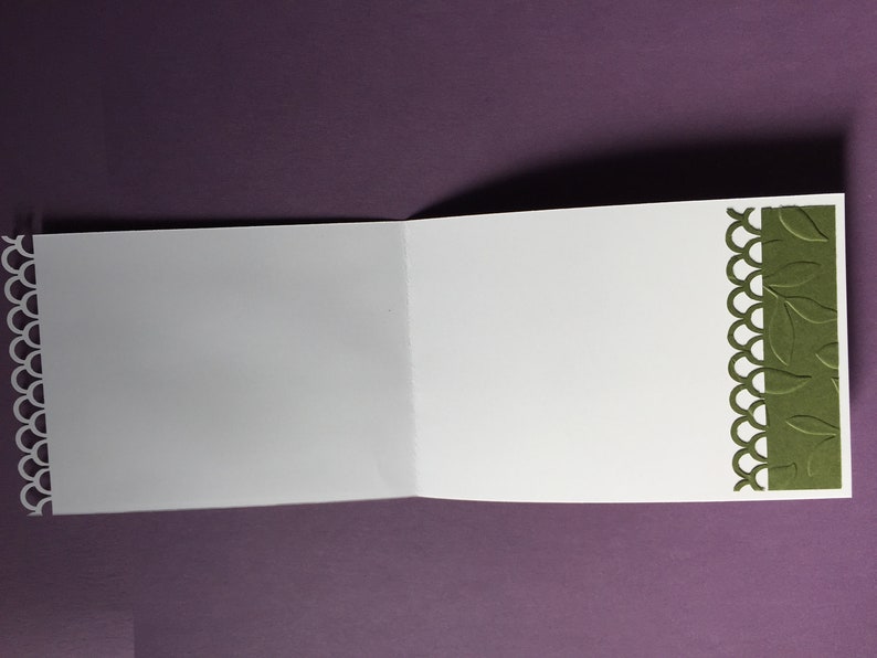 FREE GIFT with purchase Purple Pansy Blank Greeting Card Embellished with Die Cutting and Paper Embossing Featuring Real Pressed Pansies