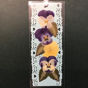 Zakładka dwustronna Pansy, Inspirujące zakładki, Zakładki Pansy, Prezenty Pansy, Prezenty na Dzień Matki, Prezenty dla Nauczycieli, Prezenty dla Miłośników Książek