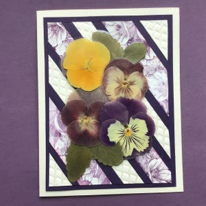 Carte pensée, carte pensée, carte-cadeau, carte d'encouragement, carte de remerciement, carte de fête des mères, carte de fête des pères, carte de correspondance violette, anniversaire