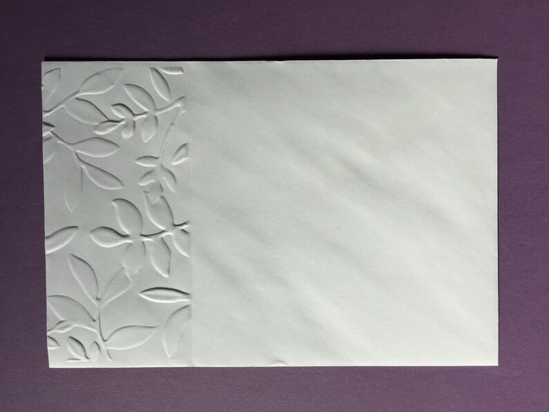 FREE GIFT with purchase Purple Pansy Blank Greeting Card Embellished with Die Cutting and Paper Embossing Featuring Real Pressed Pansies