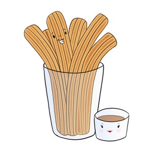 Be My Churritos Valentine's Card