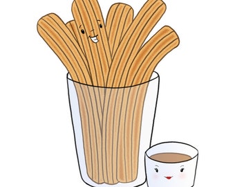 Be My Churritos Valentine's Card