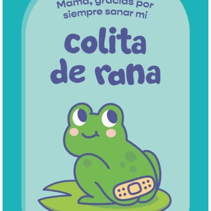 Cartão de Dia das Mães Colita de rana
