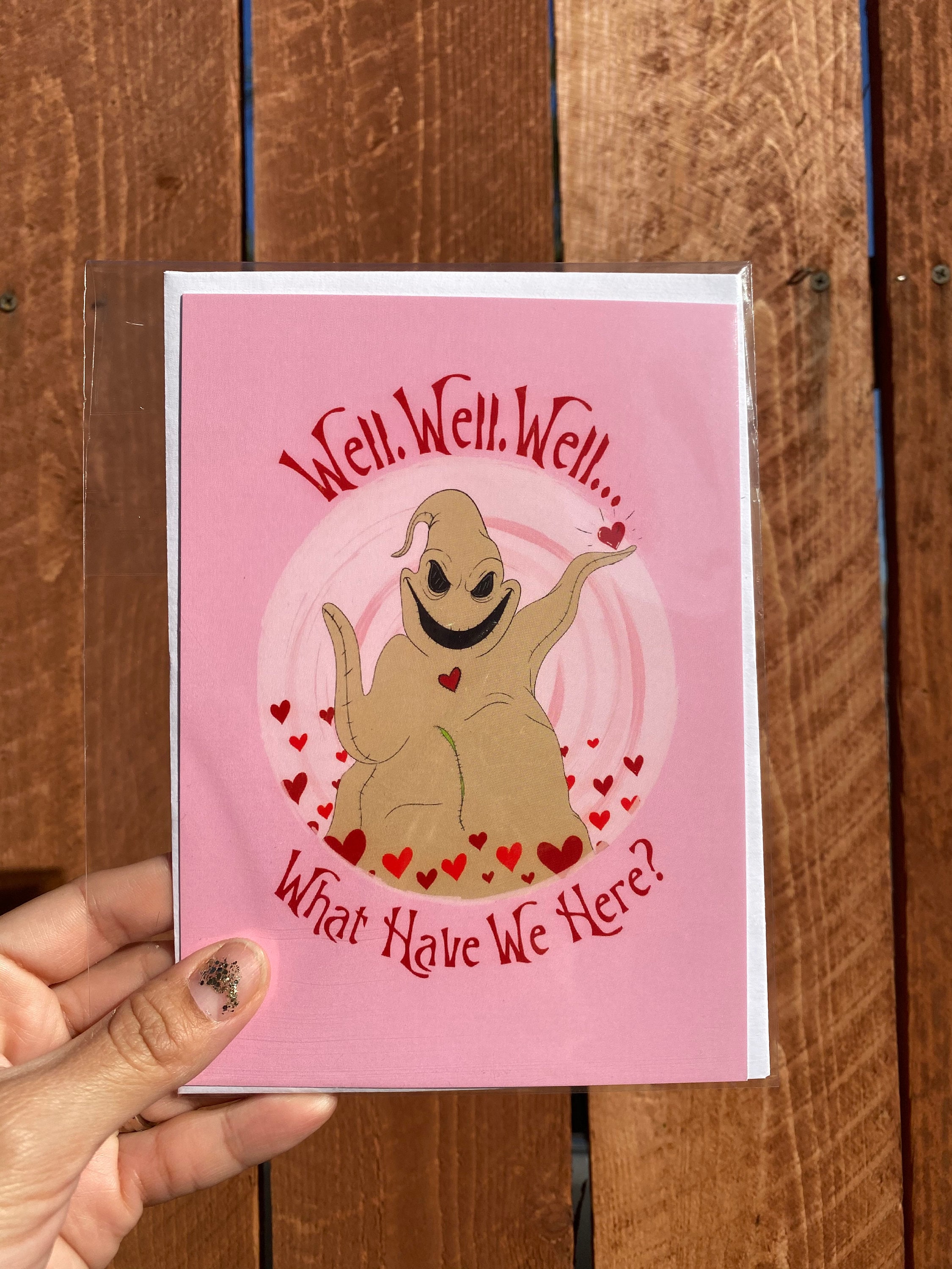Nightmare Before Christmas Valentine Card Oogie Boogie Etsy
