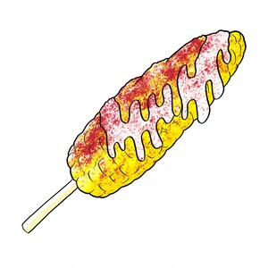 Be My Elote Valentine's Card
