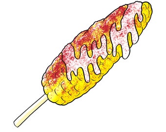 Be My Elote Valentine's Card